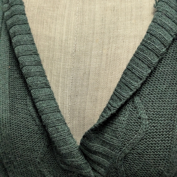 Market & Spruce stitch fix hunter green pull over knit sweater- sz 2X-NWTS - Picture 9 of 11